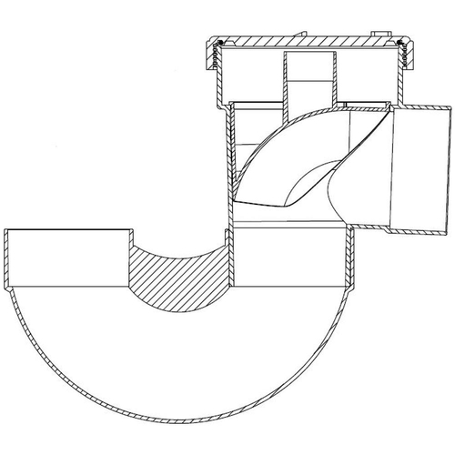 DWV IO Disconnector Trap 100mm