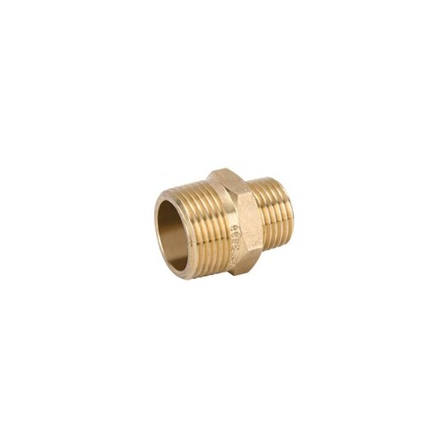 Hexagon Nipple Reducing Brass 25 X 20