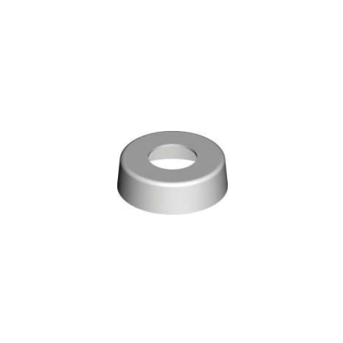 40mm White Raised Cover Flange  