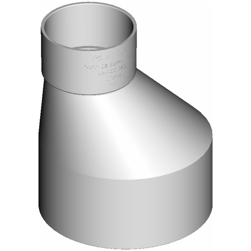 DWV Level Invert Taper 100 X 50mm DWVF0392