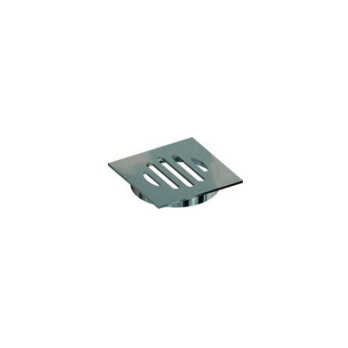 100mm Stubby Floor Grate S/Steel Sq 