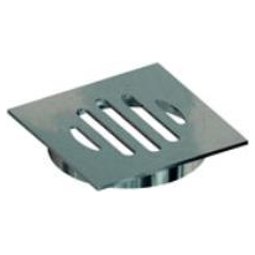 Stubby Floor Grate S/Steel Sq 80mm