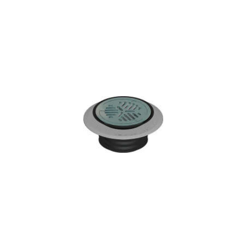 100mm Vinyl Floor Wst P/Flange F/Fin S/S  