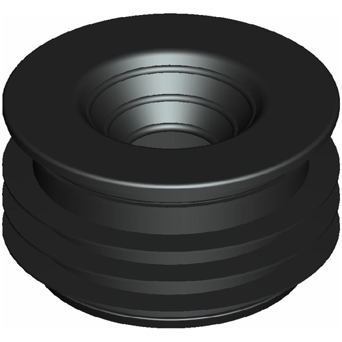 HDPE Flex Fin Pipe Con Reducer 110x50mm