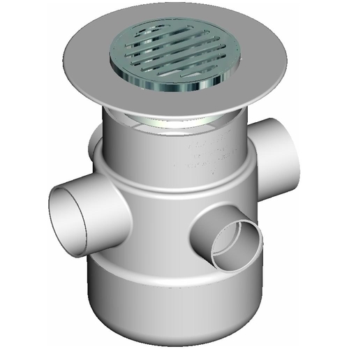 Floor Waste Gully Kit Rd Grate 50mm