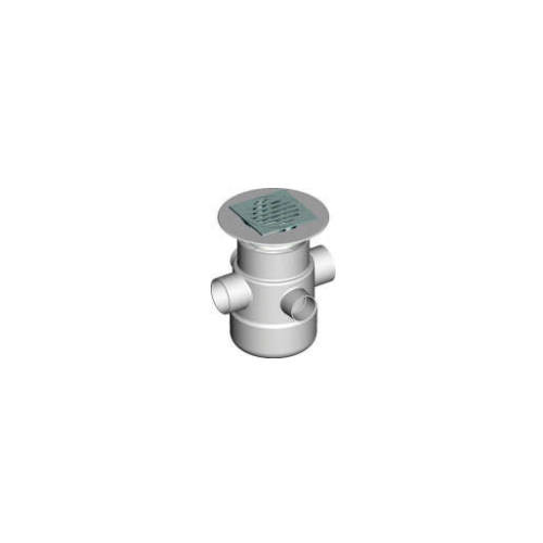 50mm Floor Waste Gully Kit Sq Grate  