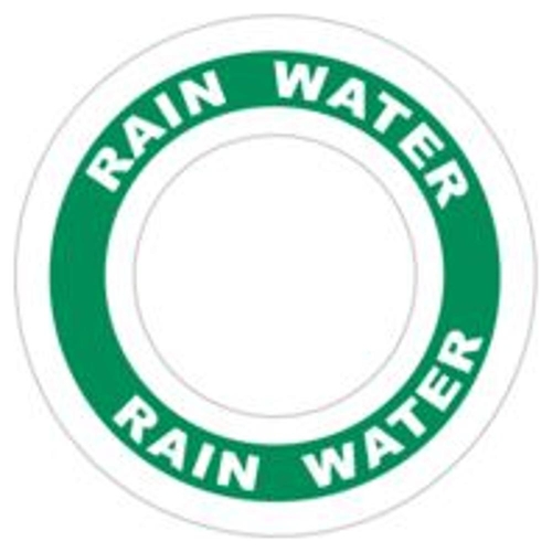 Rain Water Sticker Label