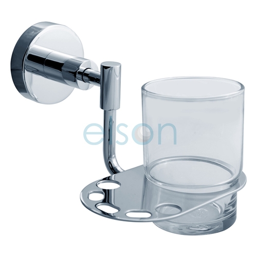 Regatta Tooth Brush & Tumbler Holder Chrome