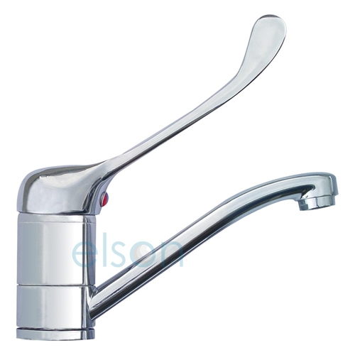 OLLIE BASIN MIXER WITH DISABLED HANDLE CHROME (40mm FRENCH CARTRIDGE)
