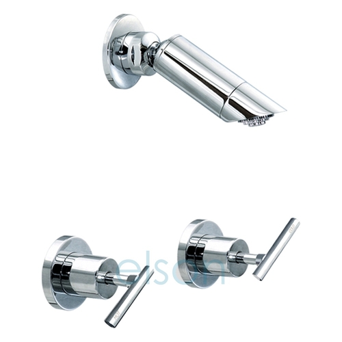 Regatta Lever Shower Set Chrome With ¾ Turn Ceramic Disc