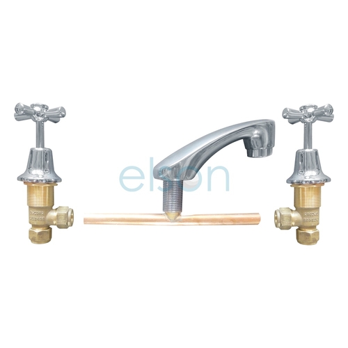 E/C BASIN SET With STANDARD 4 STAR 7.5L/Min SPOUT CP WELS 4 STAR Reg. No. TM33418
