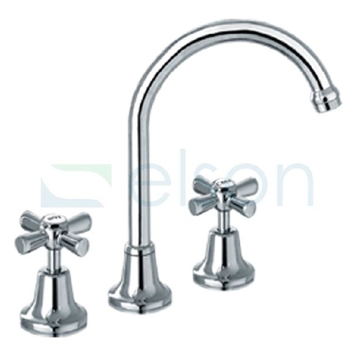 E/C VANITY SINK SET GOOSENECK 4 STAR 7.5L/Min CHROME WELS 4 STAR Reg. No. TM33702