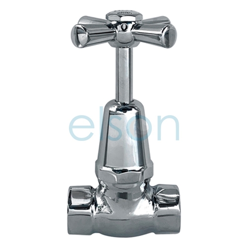 Stop Cock Easy Clean female/female Hot and Cold Buttons Chrome Plated
