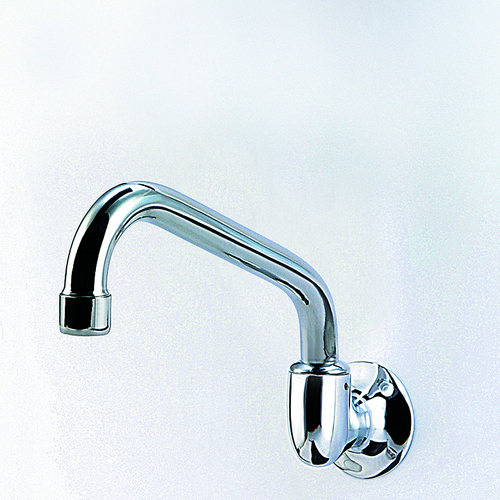100mm Wall Sink Spout Tube Swivel Wels 4 Star C/P