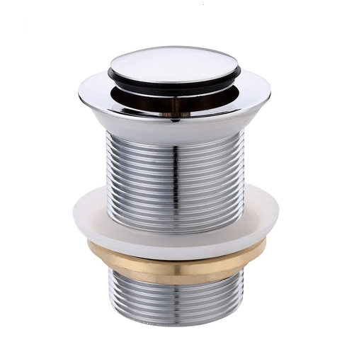 40mm X 80mm Pop Up Plug And Waste With Overflow C/P 