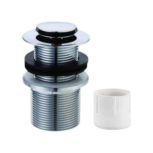 32mm (W 40mm PVC ADAPTOR) x 80mm POP UP PLUG AND WASTE NO OVERFLOW C/P