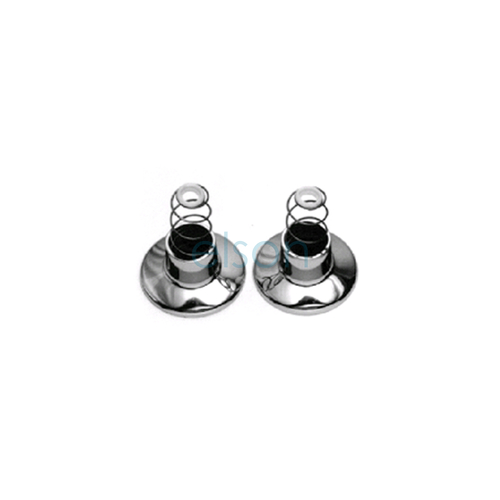 Recess Flange Pack & Spring Pair Chrome Plated