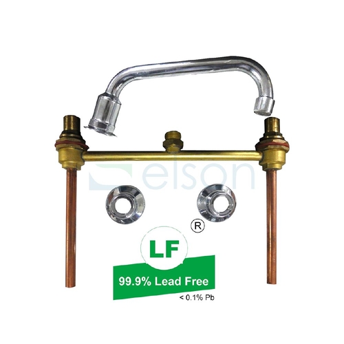 Sink Set Unstyled Tube Spout Chrome Plated WELS 3 Star, 180mm