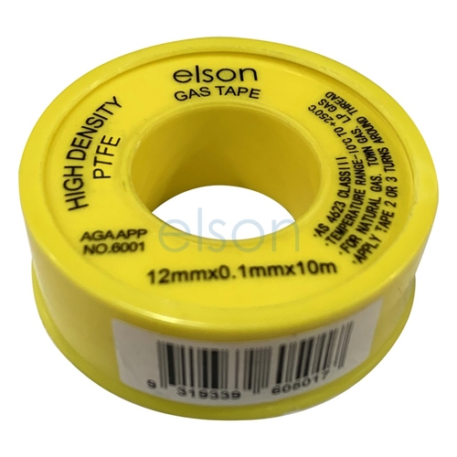 PTFE Tape Gas, 12mm x 0.1mm x 10m