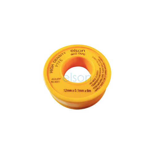 PTFE Tape Gas, 12mm x 0.1mm x 6m