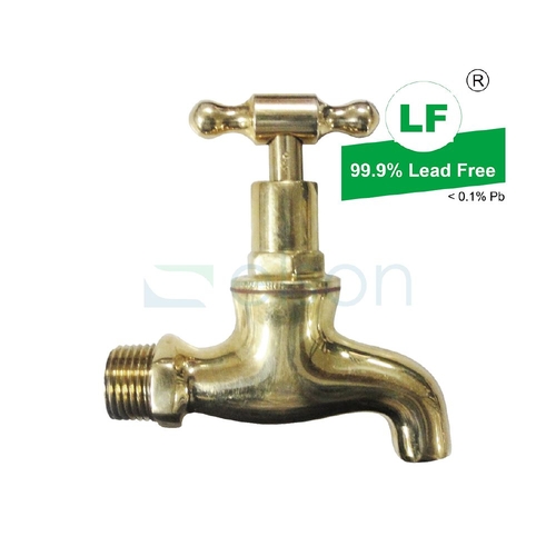 Bib Cock T Head P/B WELS 3 Star, 1/2"