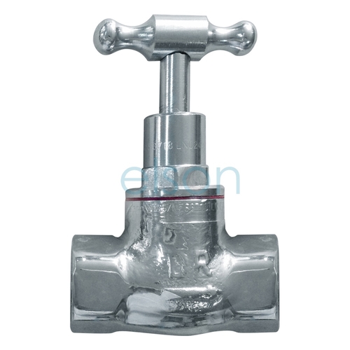 Stop Cock T Head Chrome Plated female/female, 3/4"