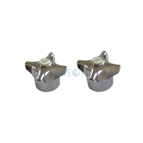 Ceduna Handle & Button Chrome Plated Pair