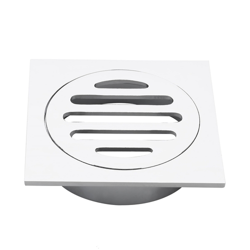 100mm Square FLoor Grate Trapscrew C/P 