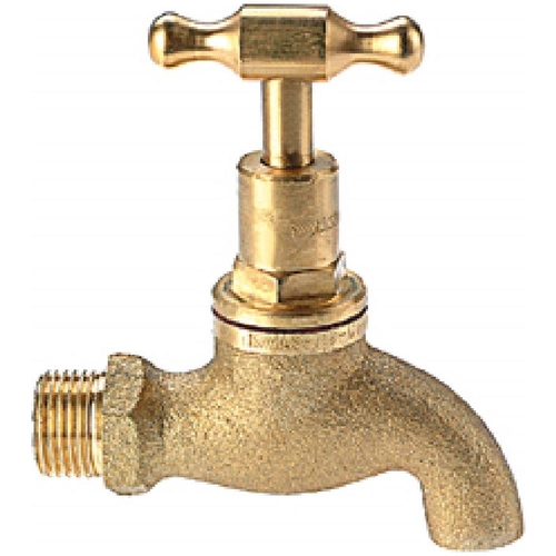 15mm Bib Cock (1/2") Br