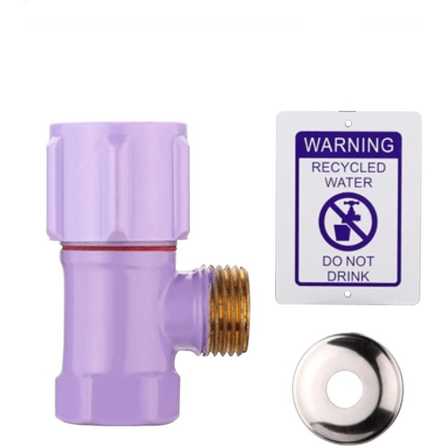 15mm RECYCLED WATER CISTERN COCK KIT LILAC