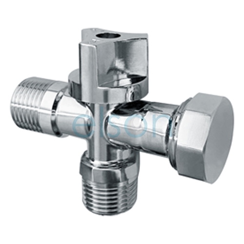 Dual Isolation Tap 1/4 Turn With Non-return Valve Inlet, 1/2" x 3/4" 1/2" MI