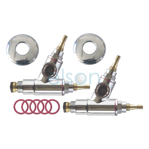 Unstyled Washing Machine Conv Unit Left Hand Pair Chrome Plated