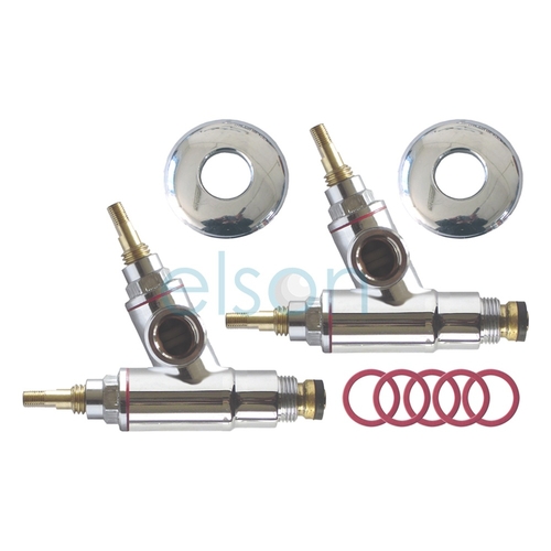 Unstyled Washing Machine Conv Unit RIGHT-HANDPair Chrome Plated