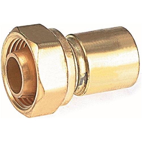 LF 15mm OD x 15mm FI #62 STRAIGHT UNION CONNECTOR (1/2" OD x 1/2" FI)