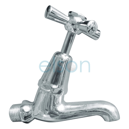 ANTI-VANDAL E/C MALE BIB COCK 4 STAR 7.5L/Min HOT & CLD BTNS CP WELS 4 STAR Reg. No. T33356