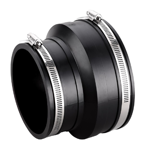 100mm GREY Flexible Coupling Reducing Suit PVC to E/W EPVC