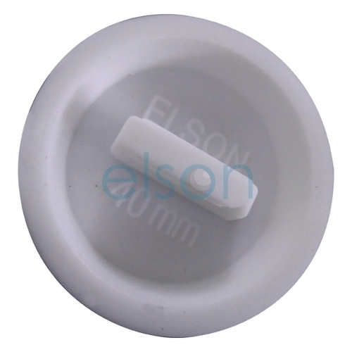 Plug Rubber White, 50mm