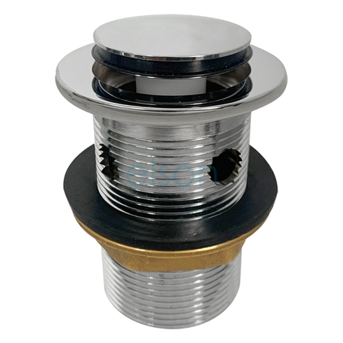 Plug & Waste Ezi-clean Overflow Pop-up Brass Chrome Plated, 40mm x 80mm