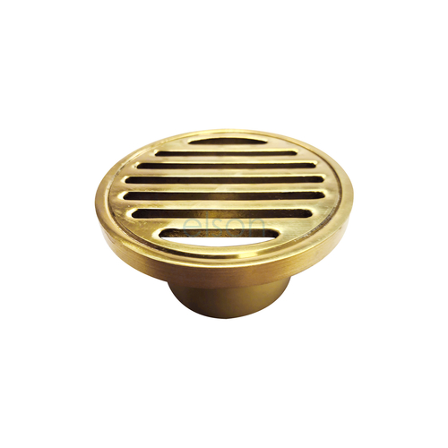 GRATE SUIT ID PVC PIPE RND 80 x 50mm BRASS PB