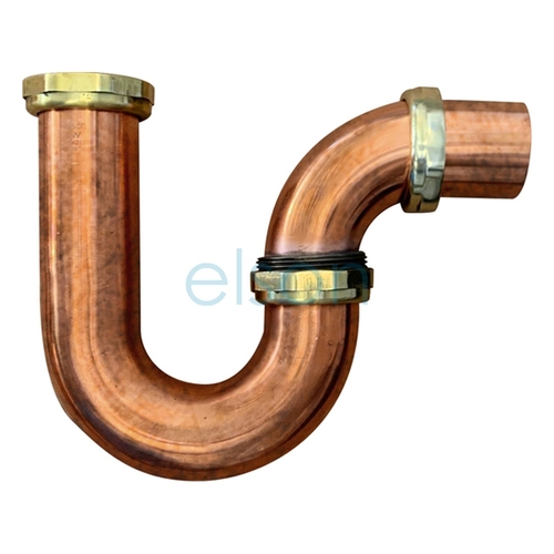 P Trap Copper Copper Finish Loose Nut, 50mm