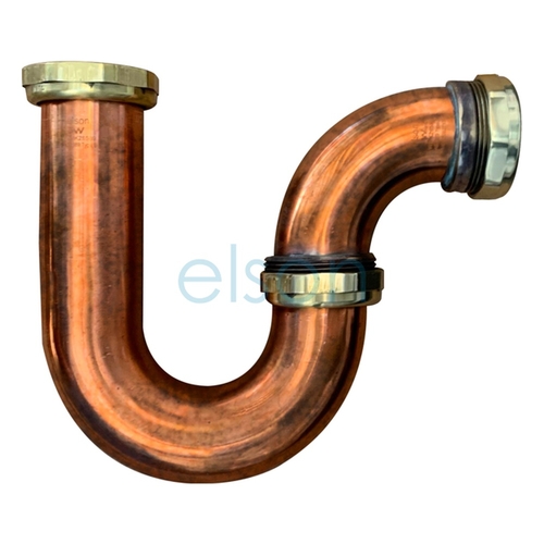 P Trap Copper Copper Finish Easy Fix, 50mm