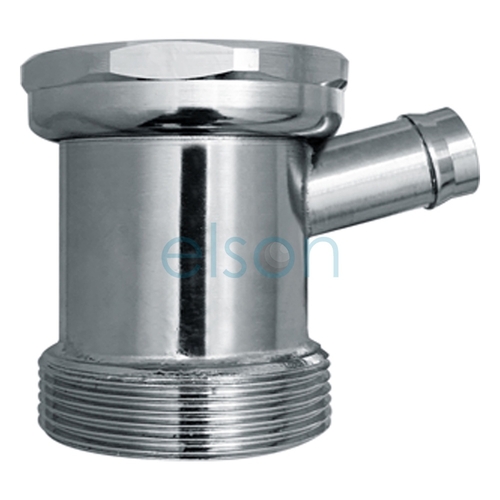 Adaptor Copper M&F Chrome Plated With Dish Nipple, 50mm