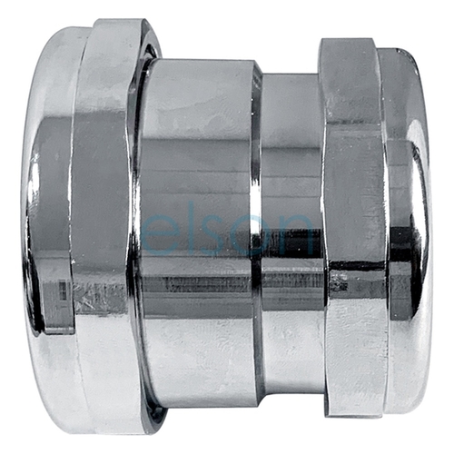 Copper Compression Straight Joiner Cu To PVC Chrome Plated, 50mm