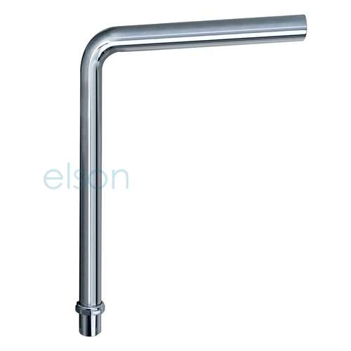 Waste Copper Drop Bend & Nut Chrome Plated 85deg, 50mm x 680mm x 360mm