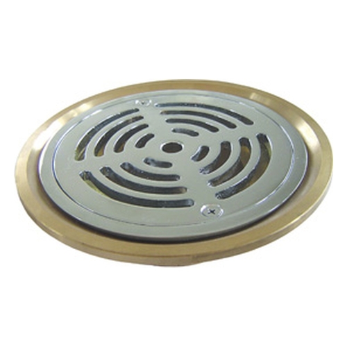Waste Vinyl Floor Suit ID PVC Pipe Brass Chrome Plated, 100mm