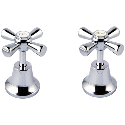 Whitehall Chrome Plated Basin Top Assembly Ceramic Disc