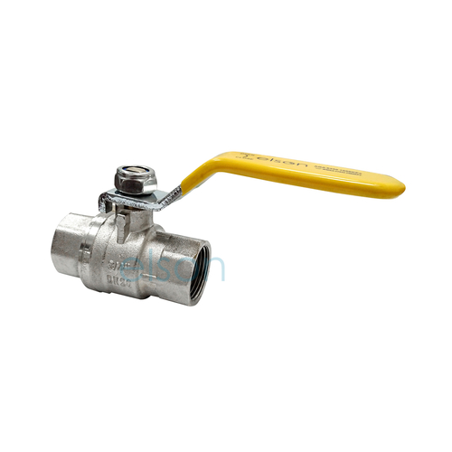 Ball Valve 732 Series Dual Approved DR Brass Lever Handle female/female Yellow Handle, Rp3/4