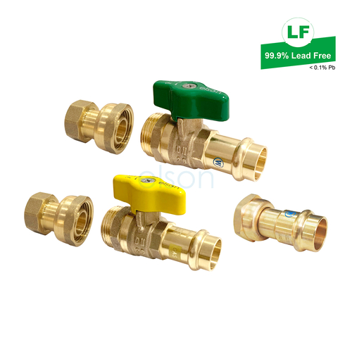 Press UBV Kit Gas Instantaneous Water Heater DR Brass, G3/4 FI x DN20