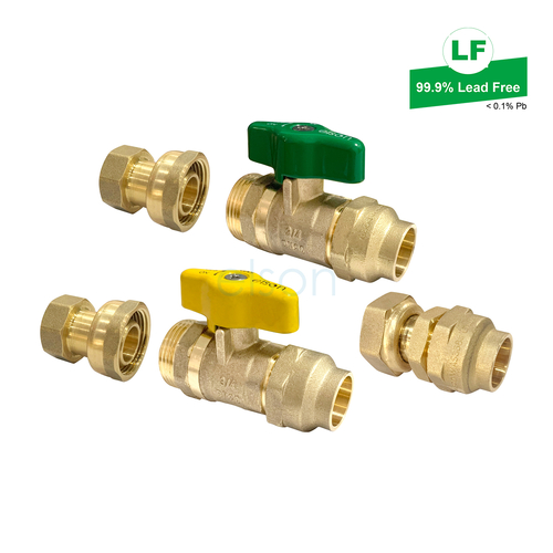 Flared UBV Kit Gas Instantaneous Water Heater DR Brass, G3/4 FI x 20Cn