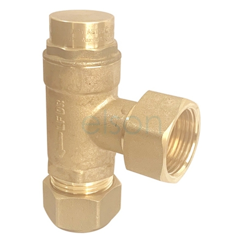 Pressure Reduction Boundary Valve Right Angle Copper Olive DR Brass Loose Nut, 20Cn